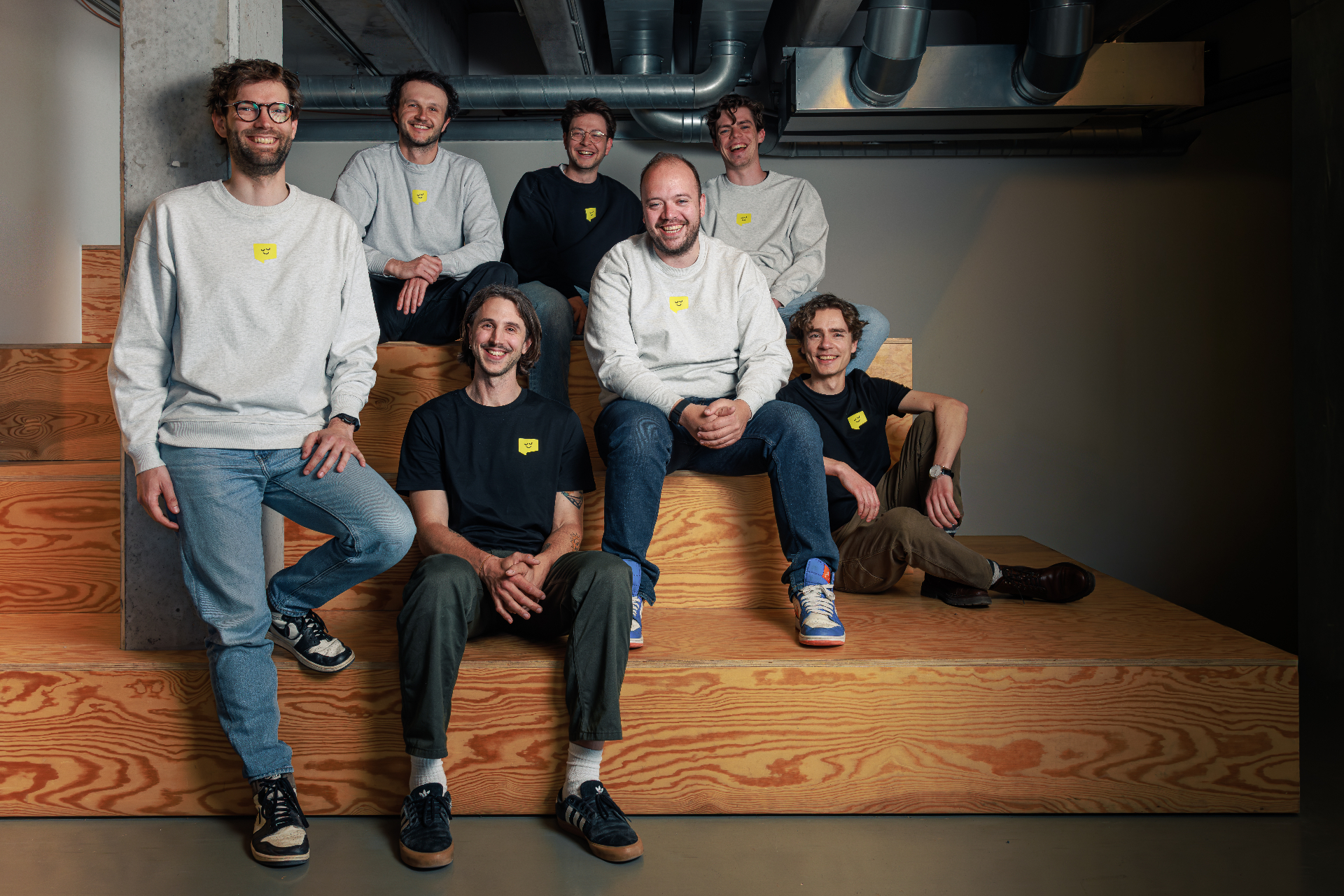 Het Peepel team in het Gentse kantoor